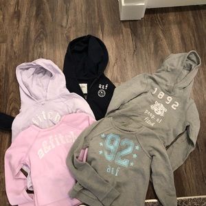 Abercrombie Kids hoodies and crew necks